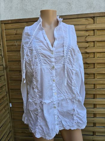 Chemisier brodé 🍒vintage 90🍒taille 38/40