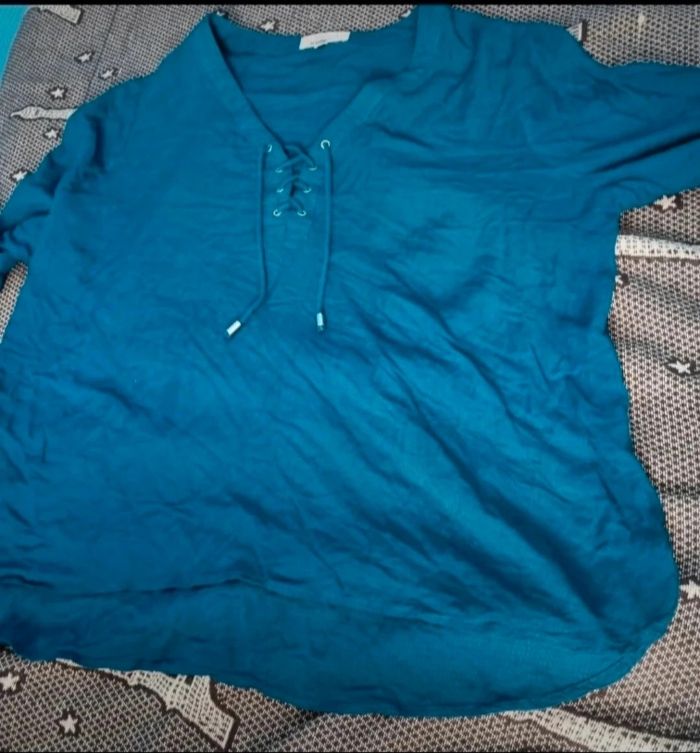 Blouse à manches retroussable taille 44 - photo numéro 7