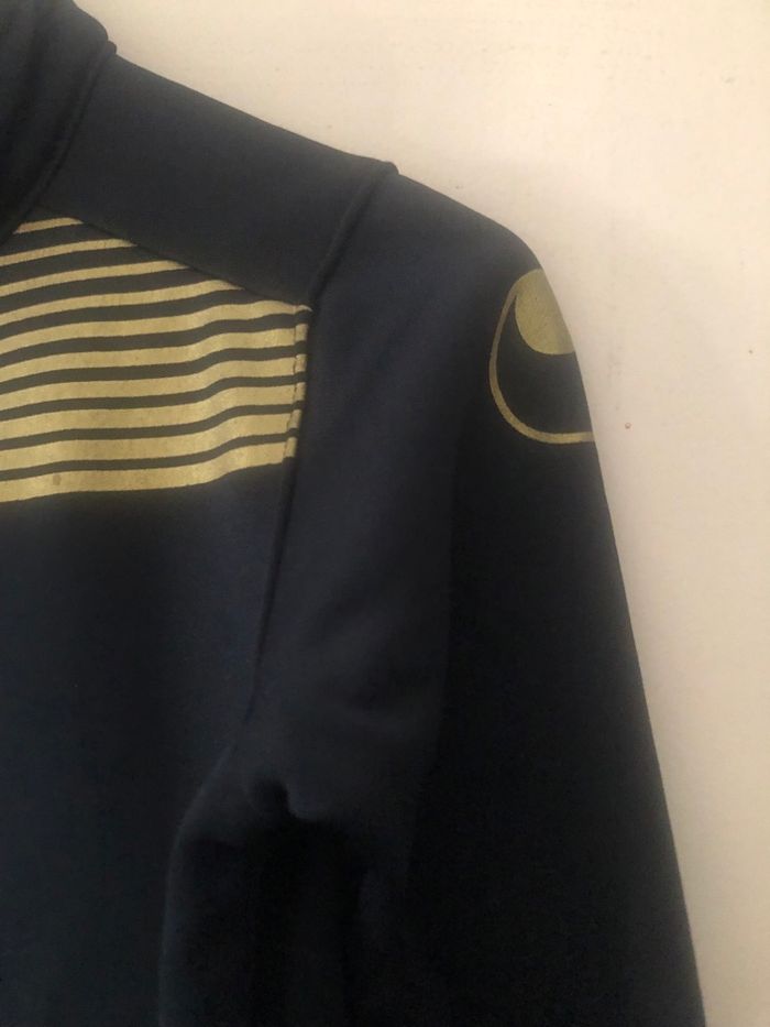 Gilet noir doré 6 ans Uhlsport chaud, intérieur polaire - photo numéro 4