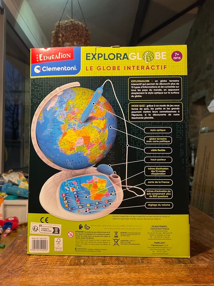 Globe de interactif Exploraglobe - Clementoni - photo numéro 3