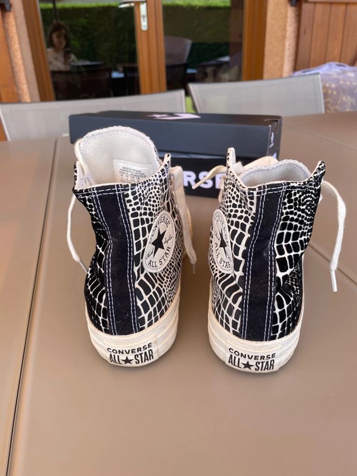 Converse montantes velours pointure 37,5 - photo numéro 2