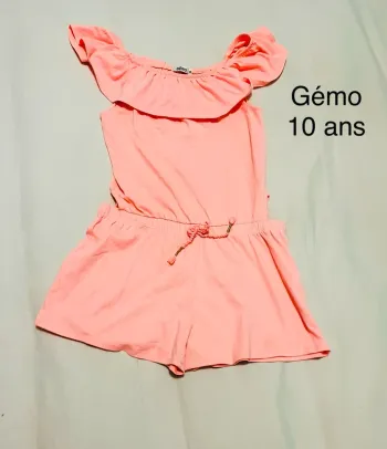 Combinaison short Gémo 10 ans