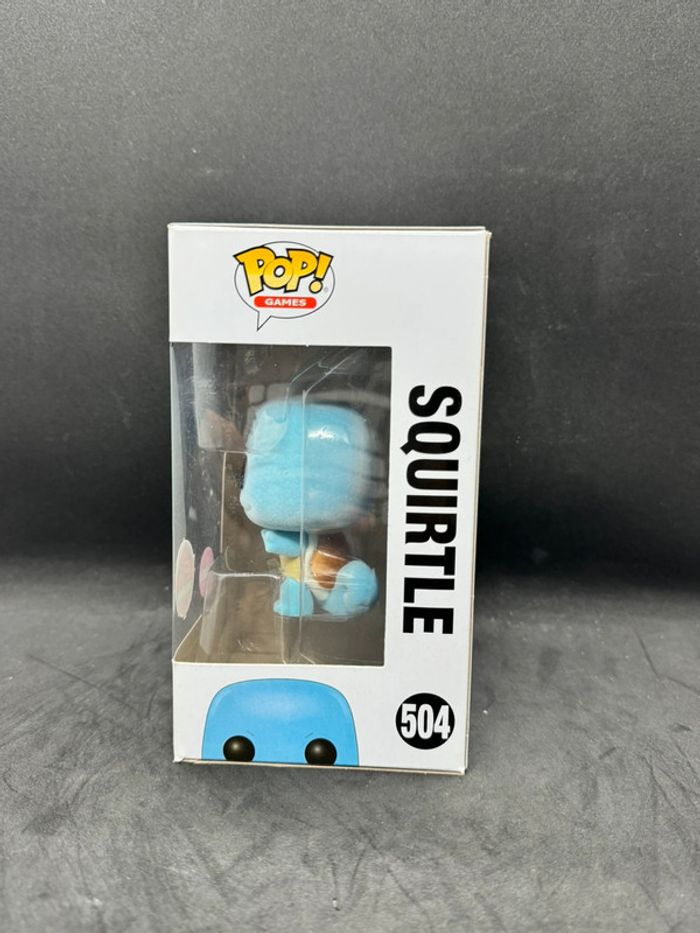 Funko pop Pokémon squirtle / carapuce 504 Flocked EB Exclusive - photo numéro 5