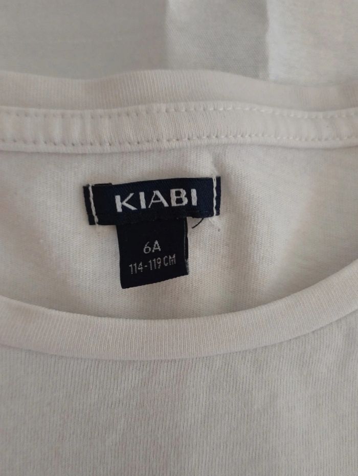 Tee-shirt blanc Kiabi - photo numéro 2