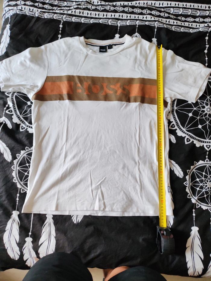 T-shirt boss blanc - photo numéro 2