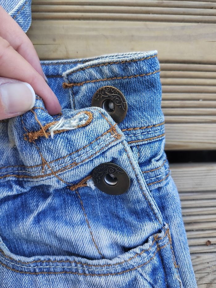 Salopette Short en Jean – Denim Collection – Taille 34/XS – Très Bon État - photo numéro 7