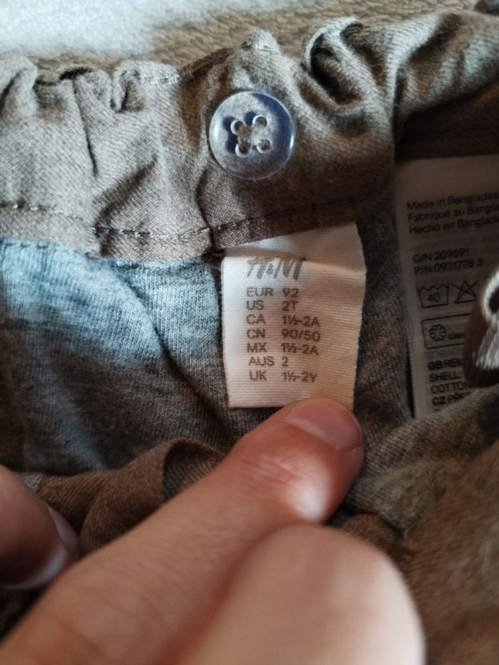 Pantalon marron H&M taille 2 ans - photo numéro 2