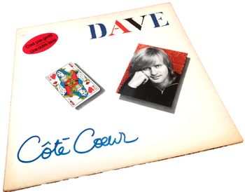 Vinyle 33 tours  Dave   Côté Coeur  (1975) CBS 84045 