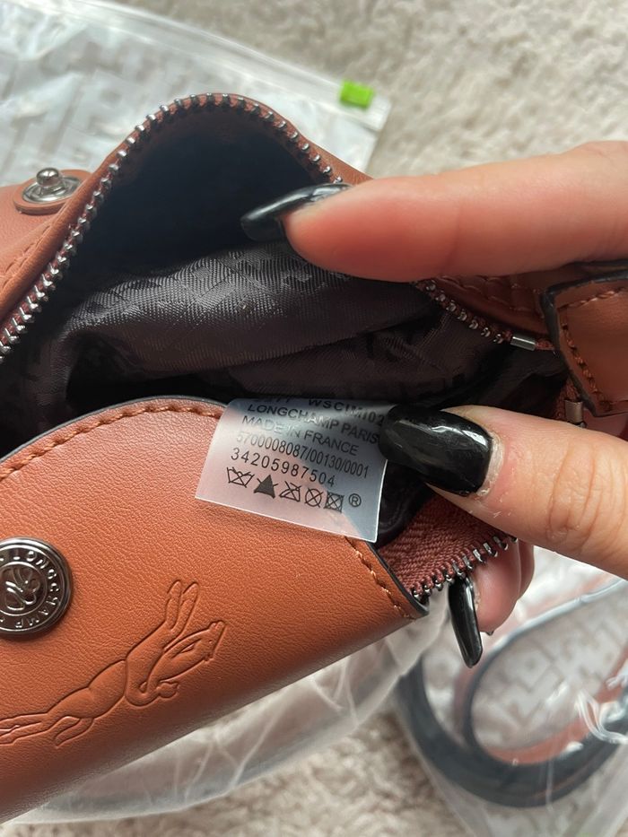 Sac Longchamp XS marron - photo numéro 5