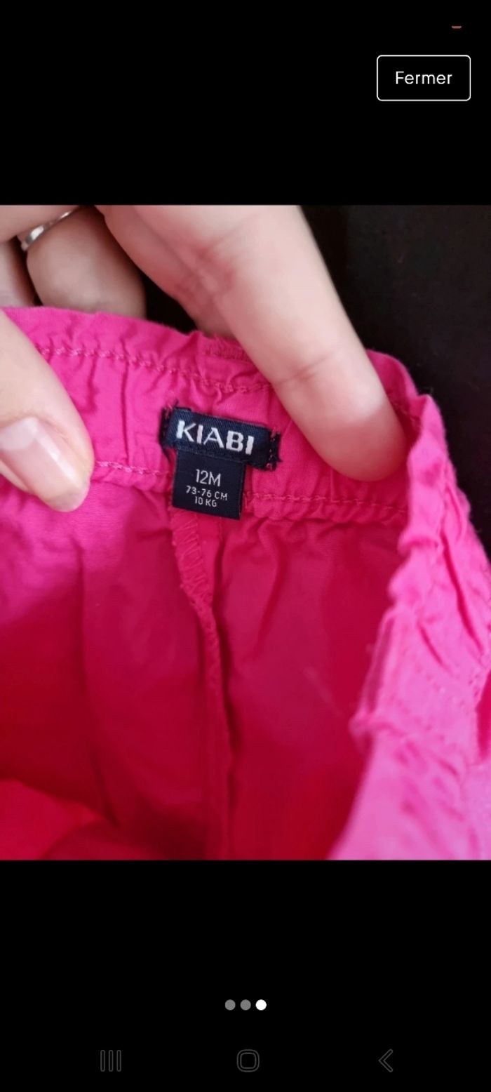 Short Kiabi 12 mois - photo numéro 3