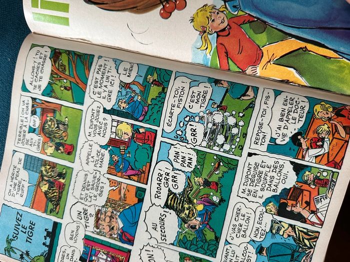 Grand recueil ancien livre album Lisette et Caroline bleu numéro 1 Pierre Probst - photo numéro 10