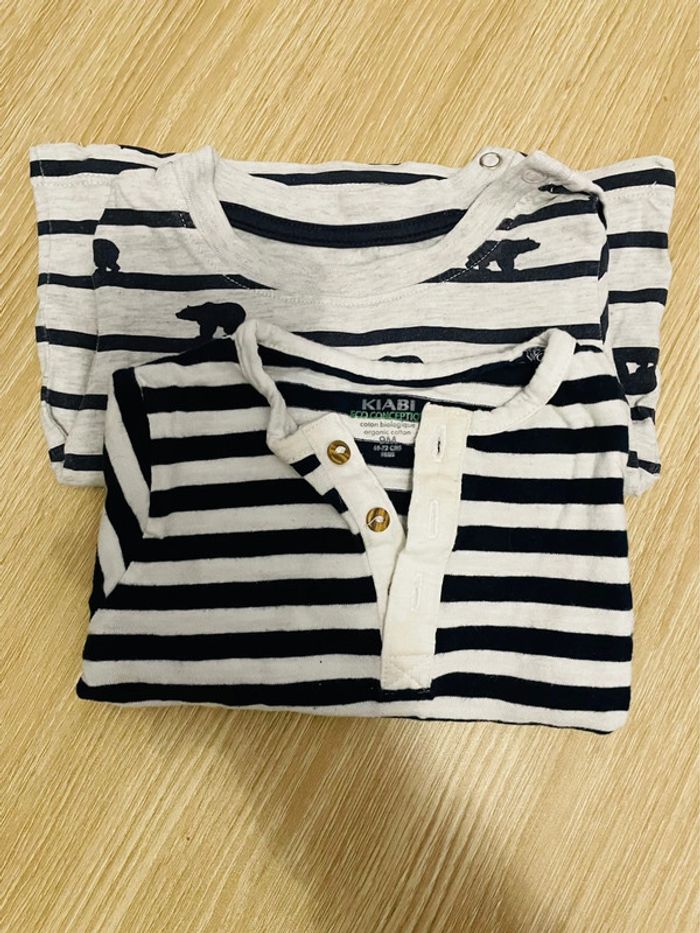 Lot de 2 teeshirt