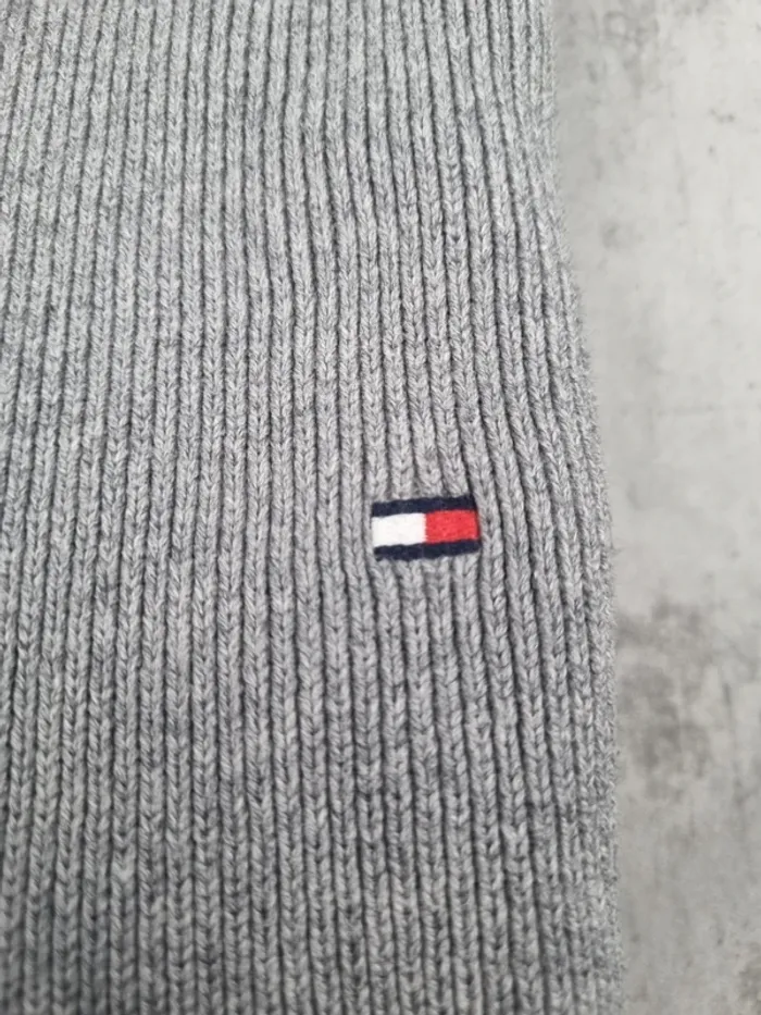 Veste zippée Tommy Hilfiger grise, L Hommes (mesures en photos) - photo numéro 7