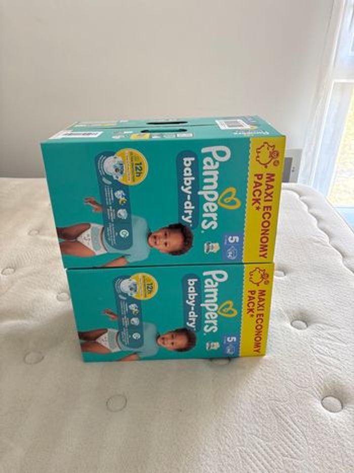 188 couches Pampers baby dry taille 5 - photo numéro 3