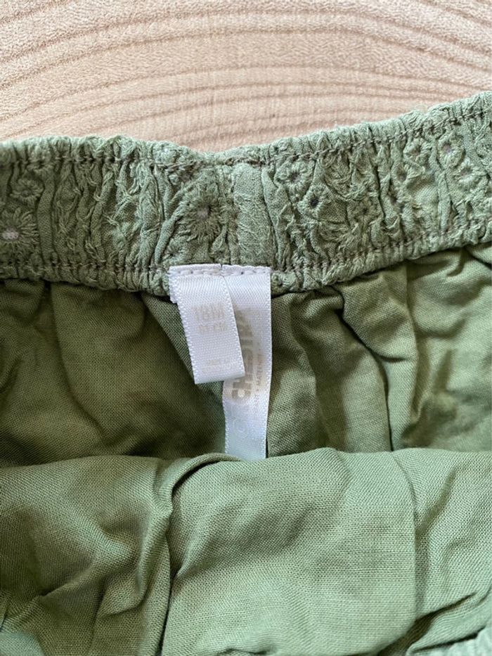 Short kaki en dentelle fille 18 mois - photo numéro 2