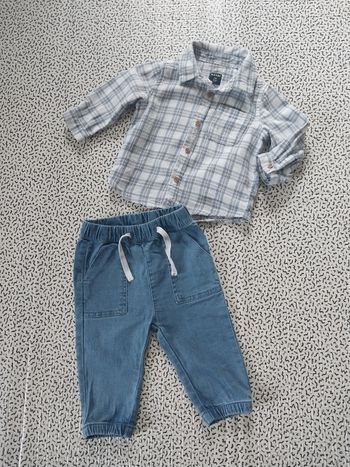 Ensemble bébé garçon 6 mois – Kiabi & Mots d’enfants