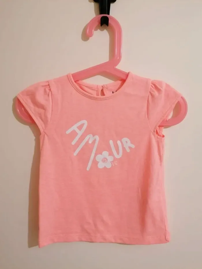 Ensemble la halle Tee-shirt et short 12 mois - photo numéro 2