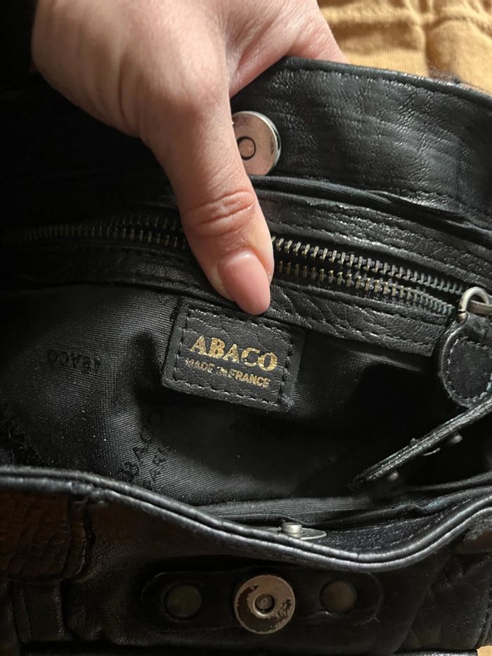 Sac Abaco cuir et python - photo numéro 14