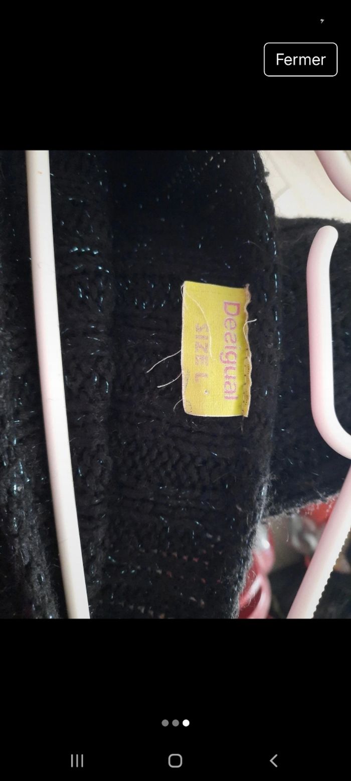 Pull Desigual en laine "L" - photo numéro 2