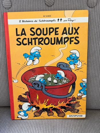 Bande dessinée la soupe aux schtroumpfs