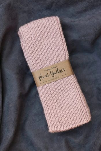 Guêtres rose poudré