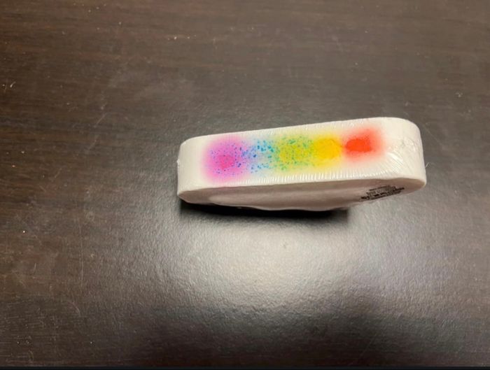 Bombe de bain arc en ciel