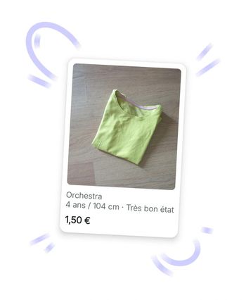 🩷 Tee-shirt MC 4 ans Orchestra #emyfleury_4ansfille