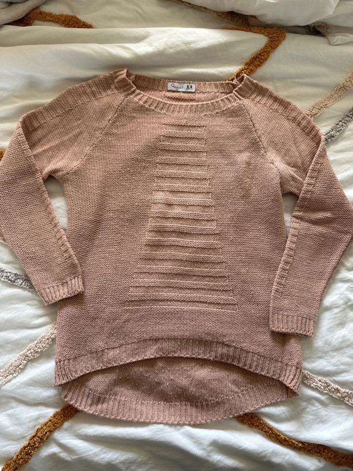 Pull rose taille unique