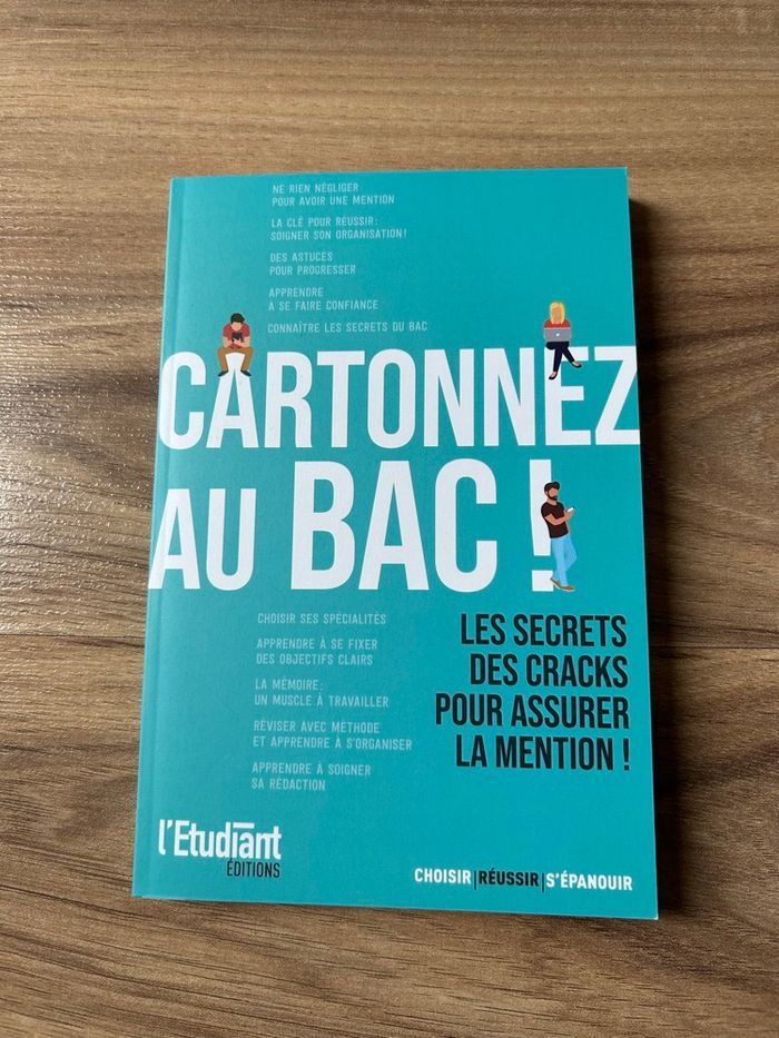 Livre «Cartonnez au bac» Édition L’Étudiant - photo numéro 2