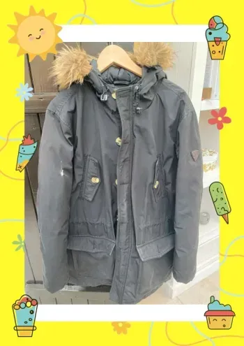 Parka noire Apok L 40 Kaporal