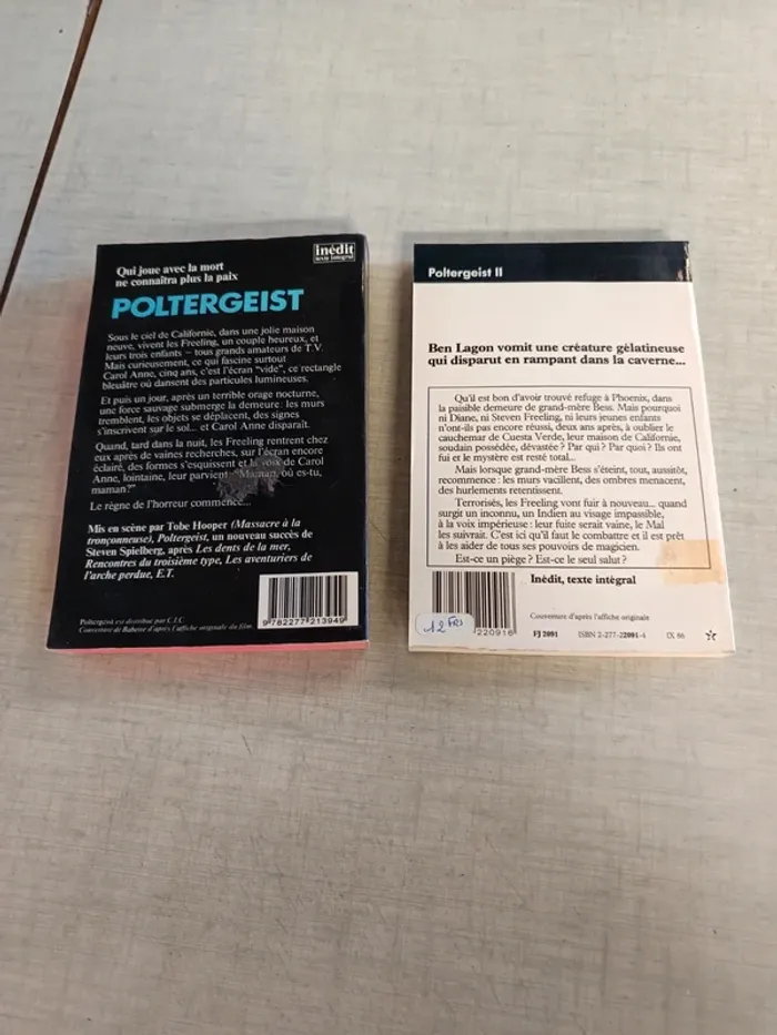 Lot 2 livres poltergeist 1 et 2 - photo numéro 2