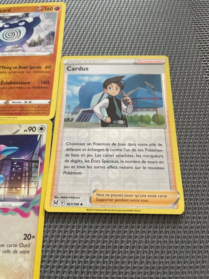 Lot 7 cartes Pokémon Reverse EB11 Origine Perdue FR - photo numéro 8