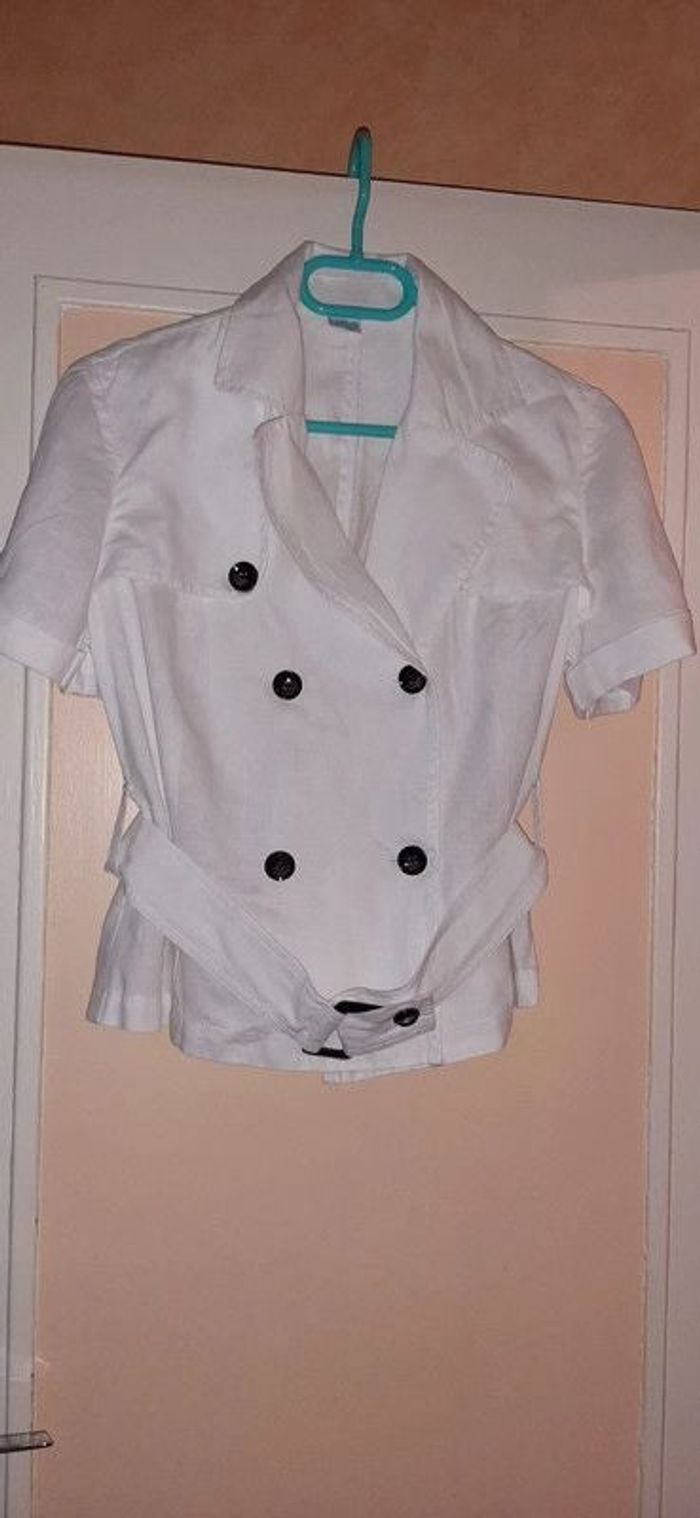 Veste Camaïeu en lin T 44