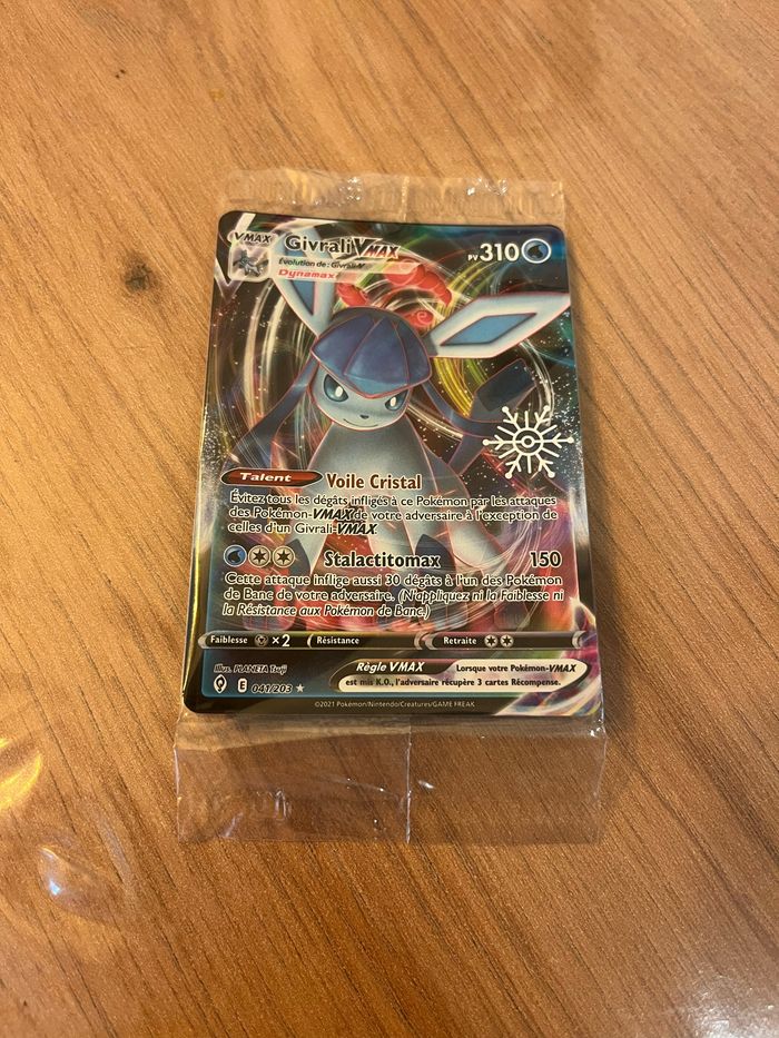 Carte Pokémon 🇫🇷 Givrali Vmax 041/203 Promo Evolution Celeste Scellé