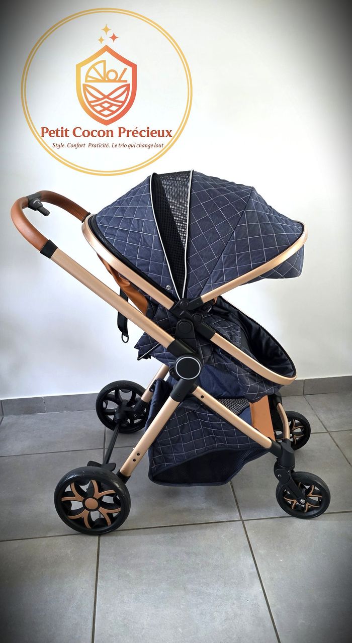 Poussette 3-en-1 Magic ZC bleu / Neuve / Vendeuse déclarée dans la puériculture. - photo numéro 8