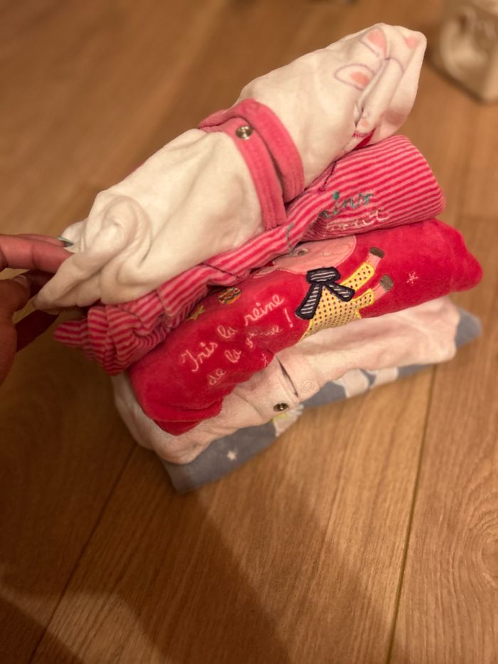 Lot de 5 pyjamas polaire