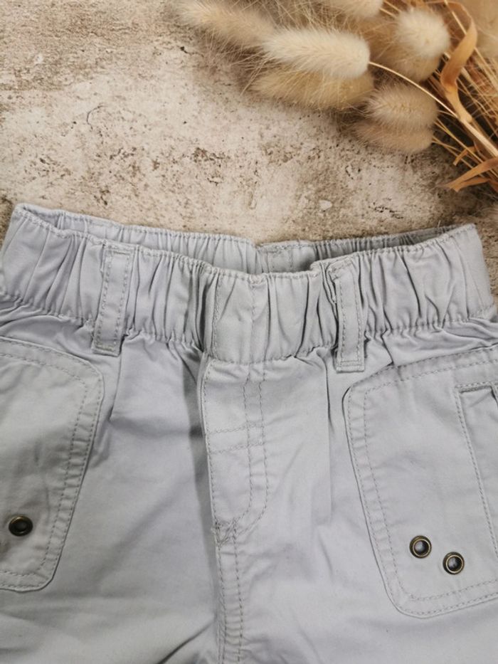 🌸Bermuda short gris 12mois 100%coton - photo numéro 5