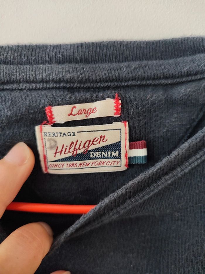 T-shirt manches longues L tommy Hilfiger - photo numéro 3