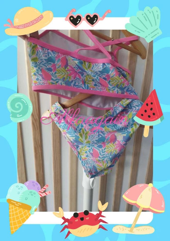 Maillot de bain neuf 10ans tissaia - photo numéro 2