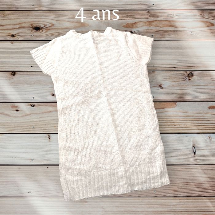 Jolie robe pull au motif loup - photo numéro 3