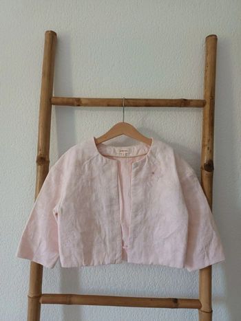 Veste Boléro de cérémonie rose Catimini 7 ans