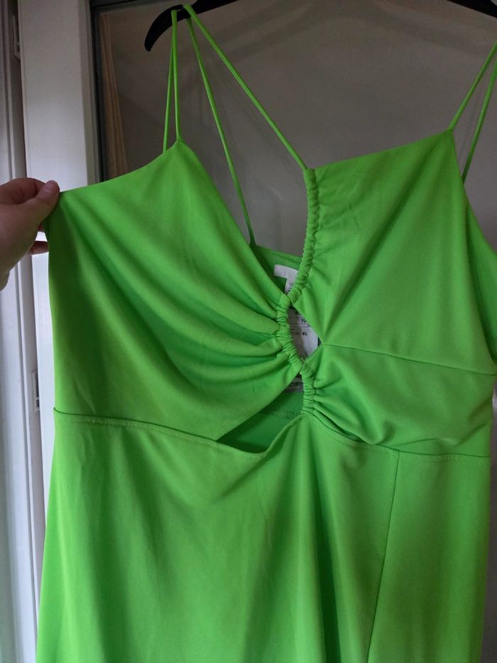 Robe longue verte