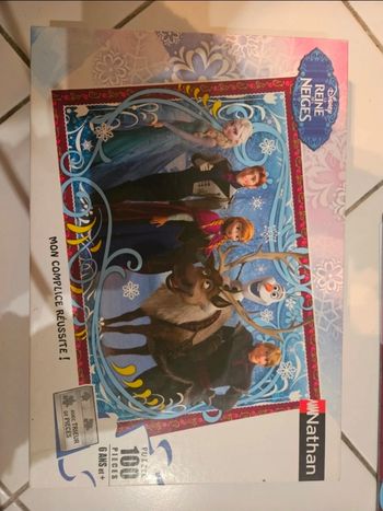 Puzzle 100pieces reine des neiges