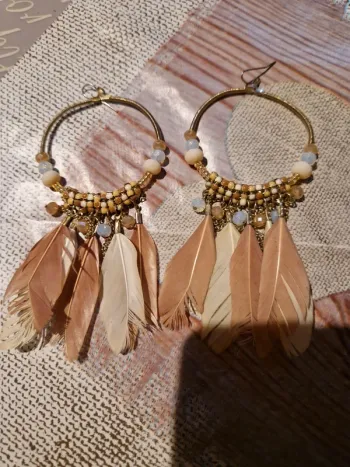 Boucle d'oreille fantaisie
