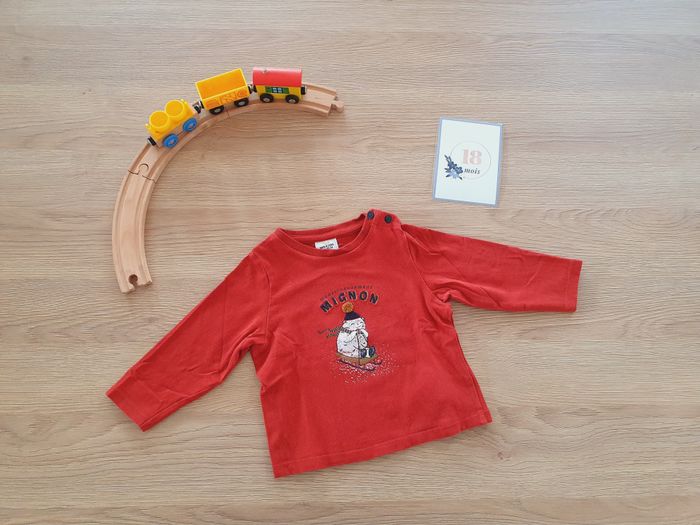 🎿 T-shirt manches longues "Monstrueuse Mignon" TAPE à l'œil - 18 mois 🎿 - photo numéro 3