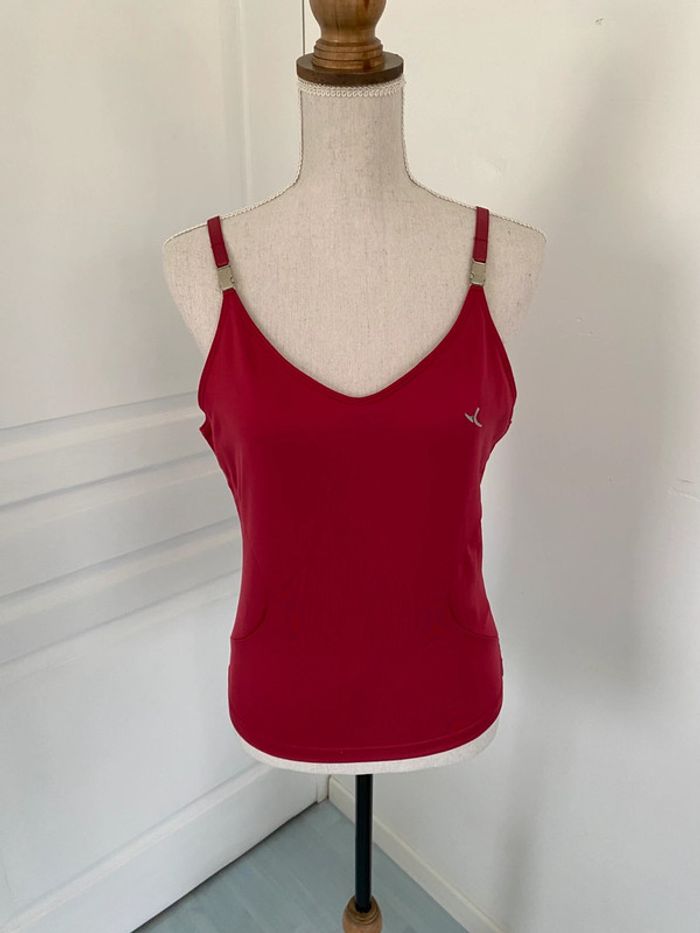 Débardeur sport rouge Domyos 42