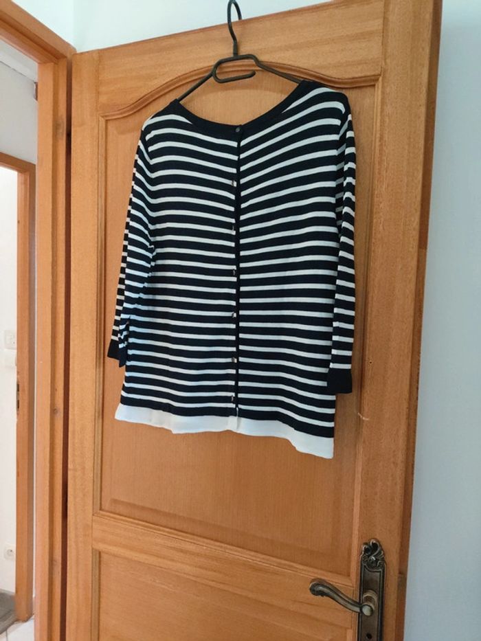 Pull fin marinière - photo numéro 2