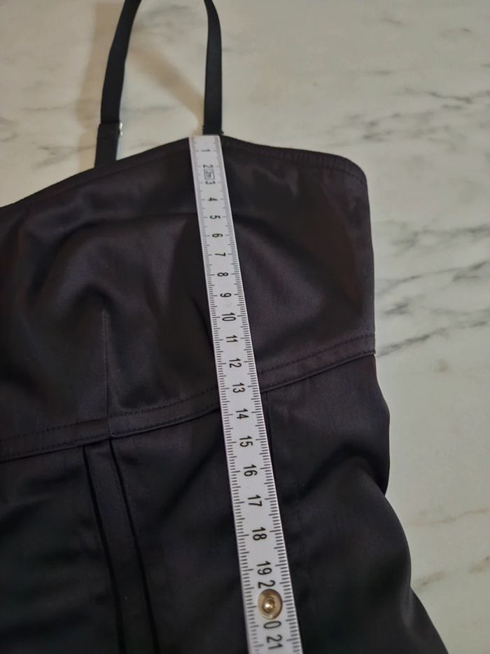 H&M bustier satiné noir taille L - photo numéro 16