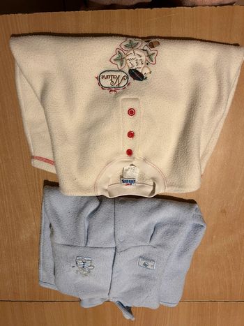 Lot de 2 combinaison polaire taill 9/12 mois