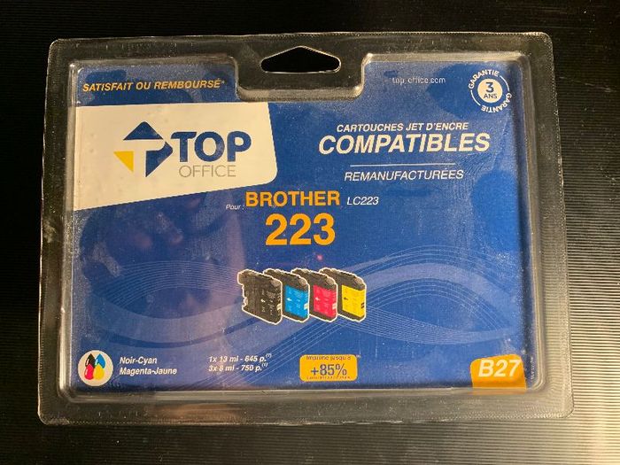 lot de cartouches d'encre compatibles brother 223